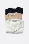 Men's White Polo Shirt man Barone firenze - 7