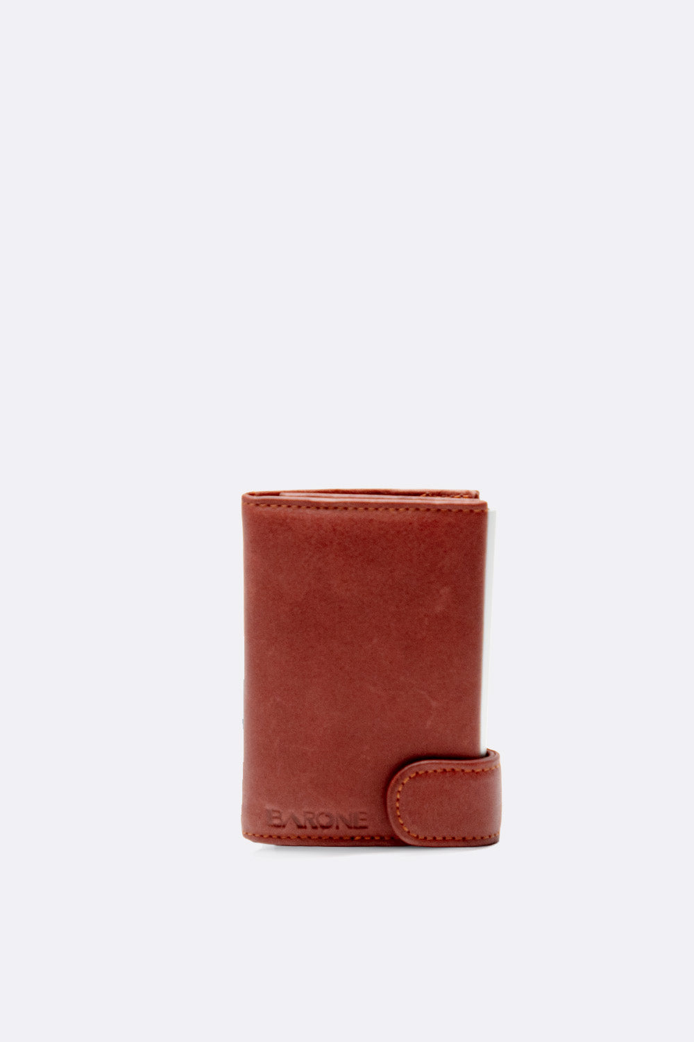 Portacarte Double Uomo Cognac man Barone firenze - 1