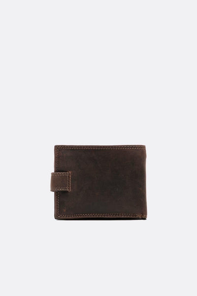 Geöltes Portemonnaie mit Knopf 