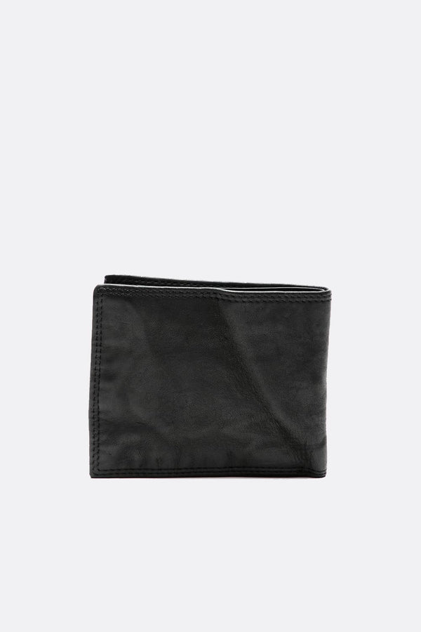 Smooth Wallet Black uomo Barone firenze