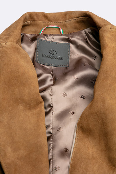 Rose Suede Blazer