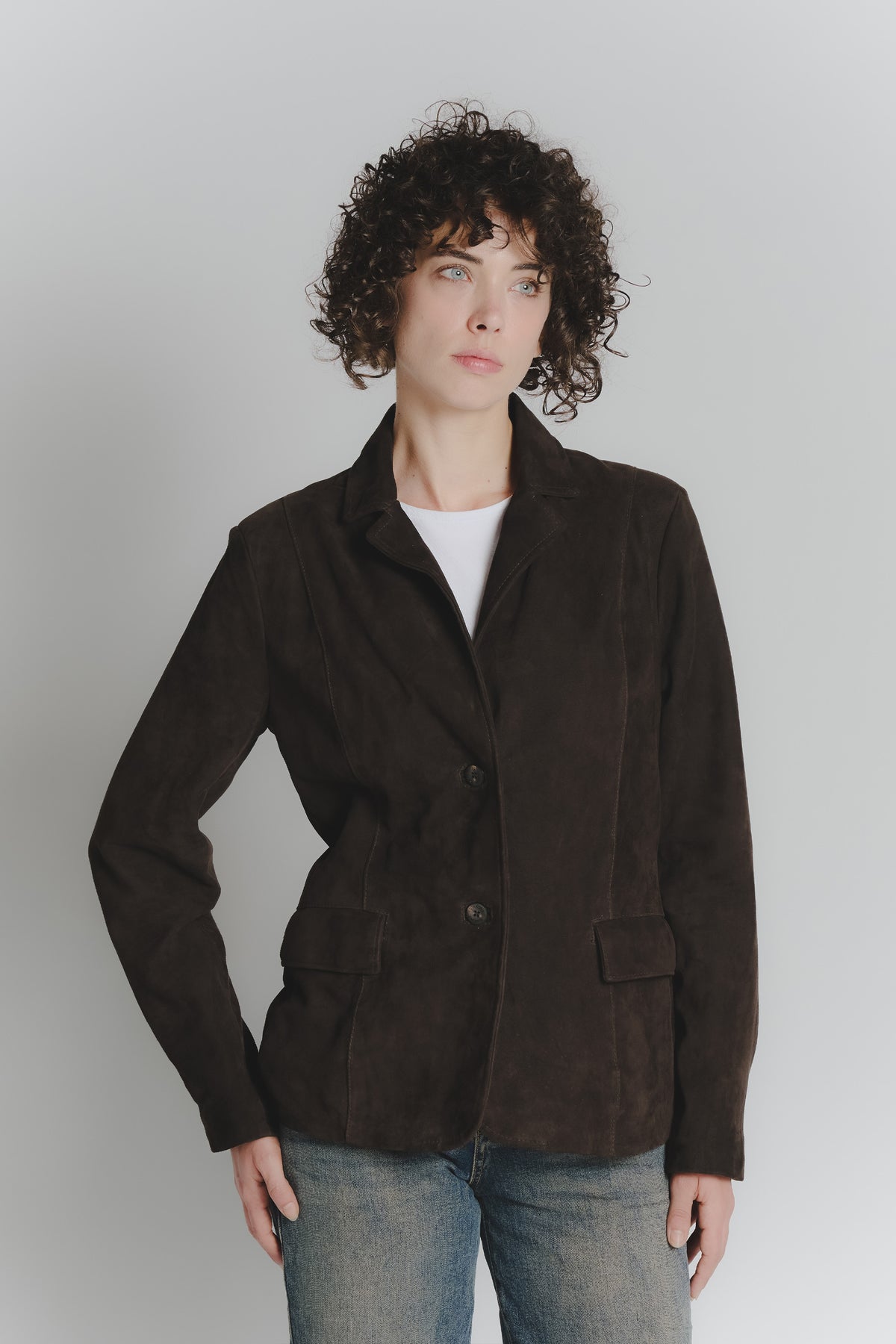 Blazer Rose Wildleder woman Barone firenze - 1