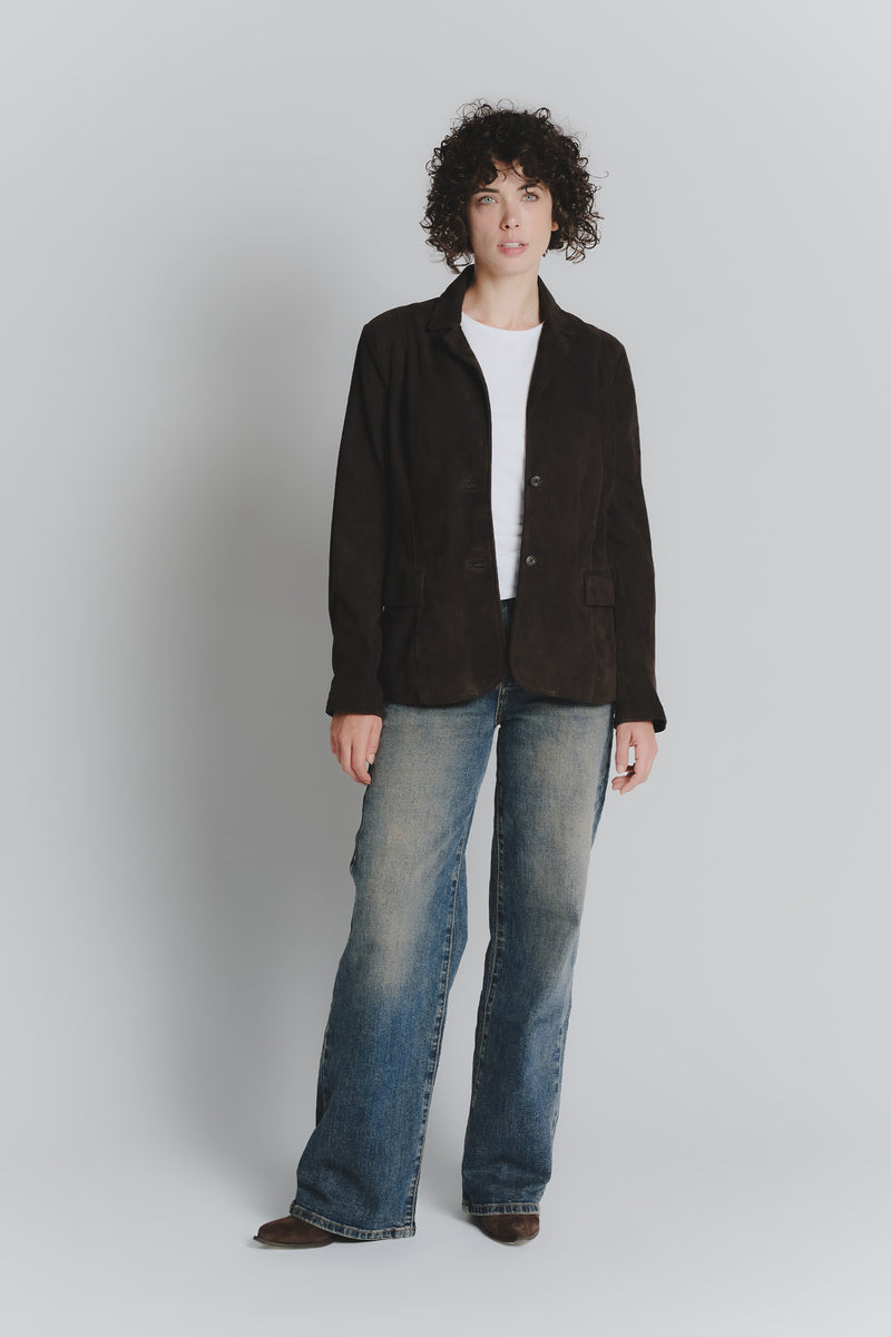 Blazer Rose Wildleder woman Barone firenze - 2