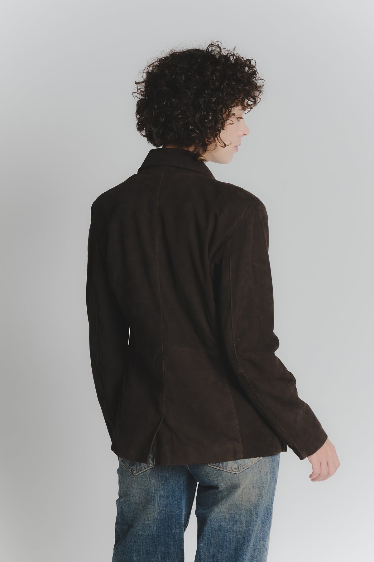 Blazer Rose Wildleder woman Barone firenze - 4