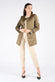 Alcantara Duster Coat in Green woman Barone firenze - 2