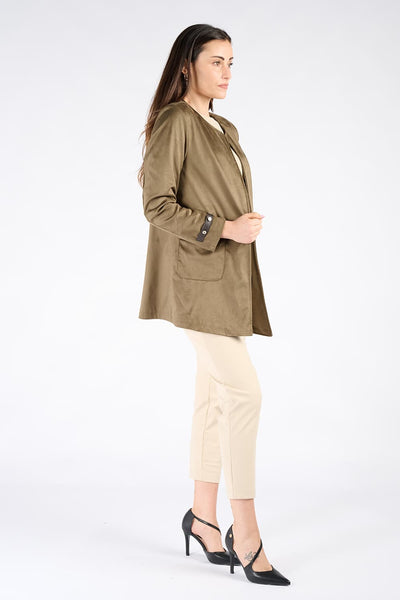 Trenchcoat mit Nieten