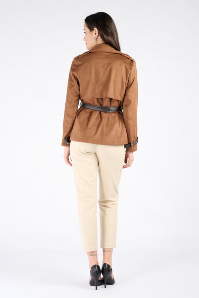 Trenchcoat mit Nieten