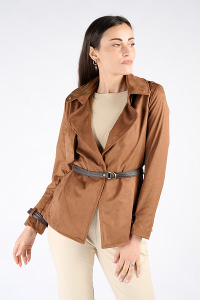 Trenchcoat mit Nieten