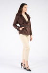 Trenchcoat mit Nieten woman Barone firenze - 4