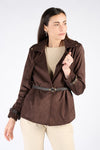 Trenchcoat mit Nieten woman Barone firenze - 3