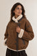 Viktoria Shearling Style Tabacco/Crema woman Barone firenze - 3