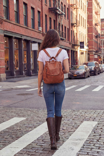 Arezzo Tan Backpack