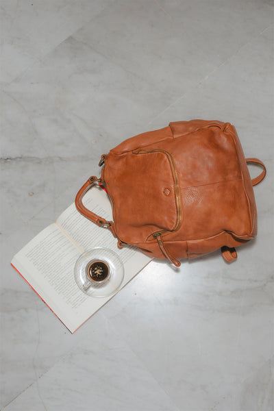 Arezzo Tan Backpack