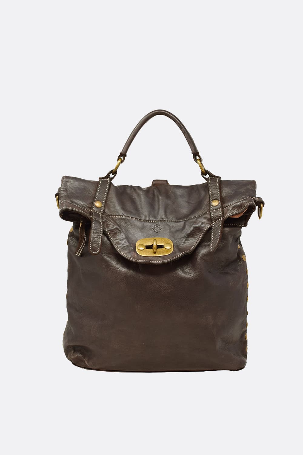 Forte Backpack Dark Brown unisex Barone firenze - 4