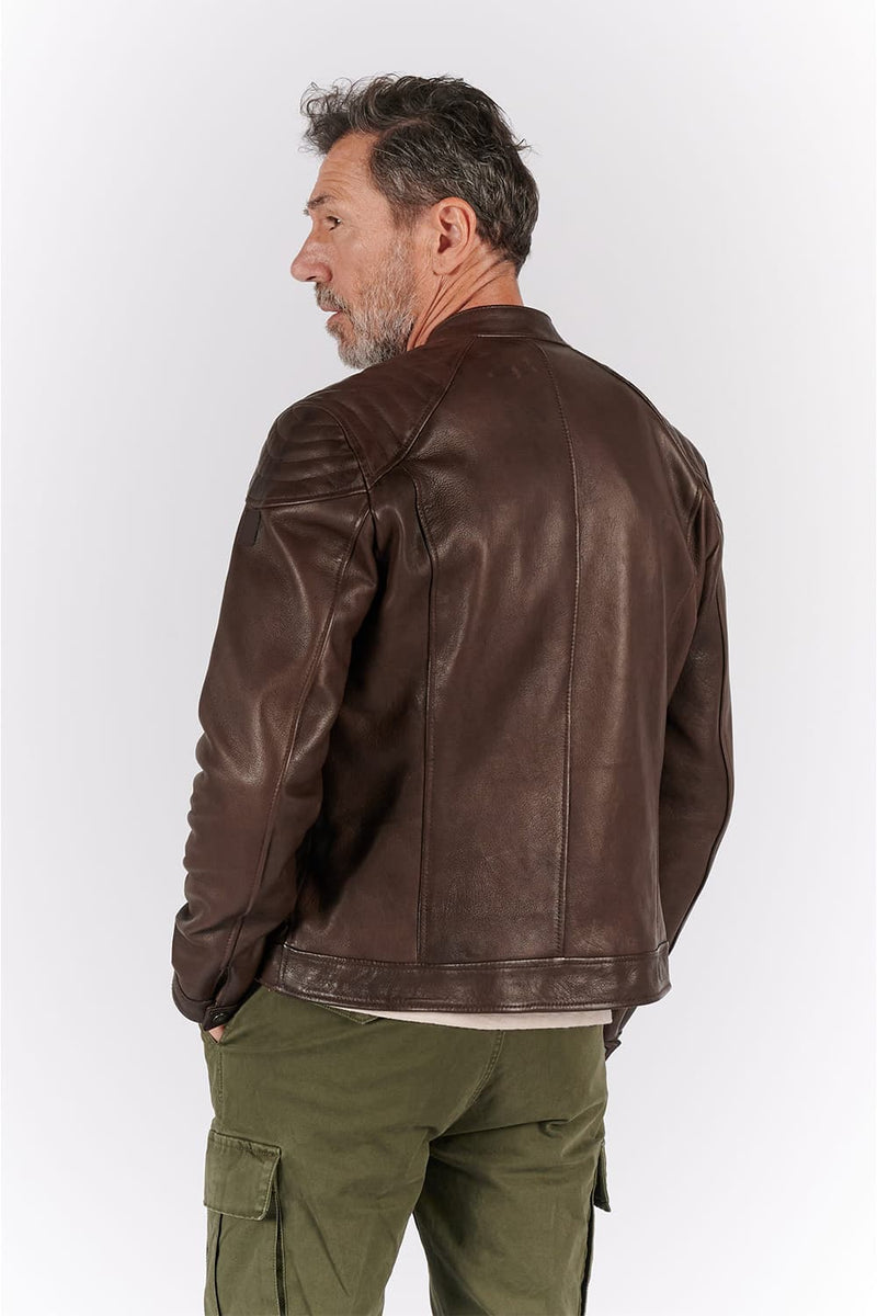 Elton Gold Bike Dark Brown uomo Barone firenze - 10