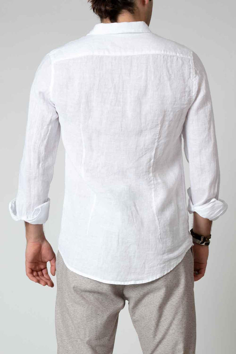 Men's Linen Shirt man Barone firenze - 6