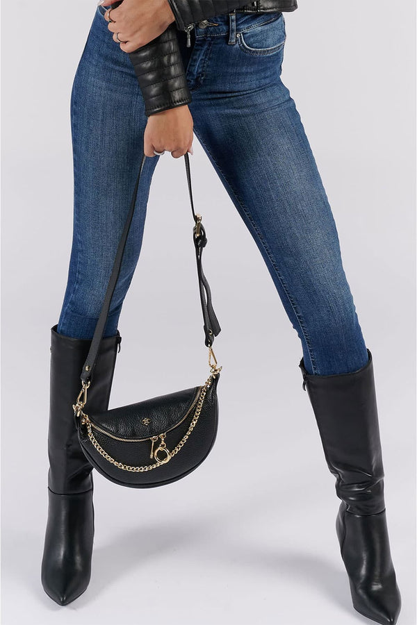 Bea Pouch Black donna Barone firenze