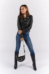 Gürteltasche Bea Schwarz woman Barone firenze - 6