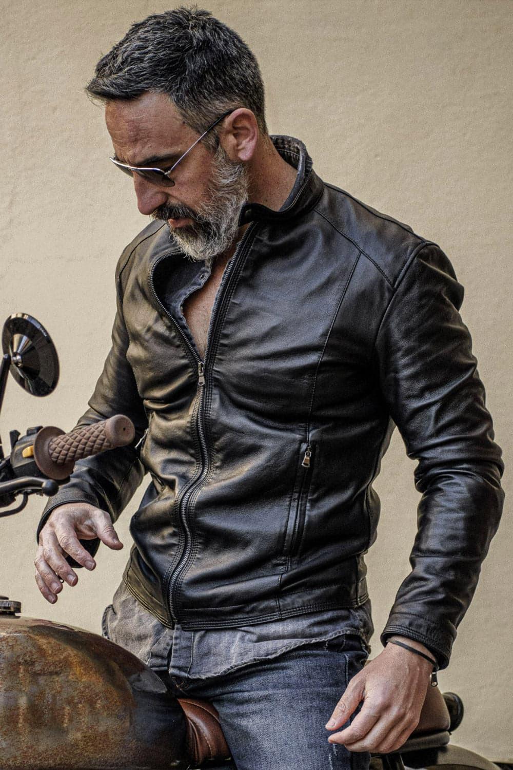 Massi Black Jacket man Barone firenze - 1