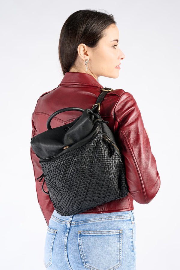 Pisa Black Backpack donna Barone firenze